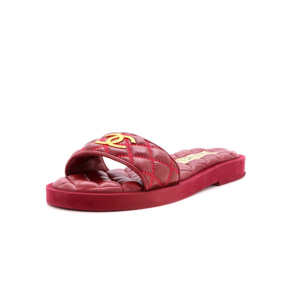 Chanel Women's CC Slide Sandals